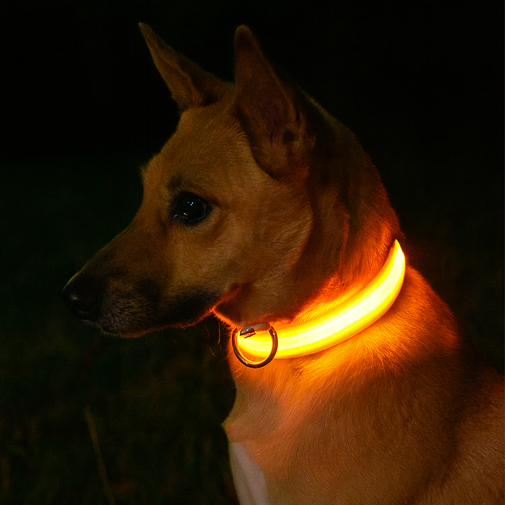 LED lysande hundhalsband - Gör det enkelt att hålla koll på din bästa vän