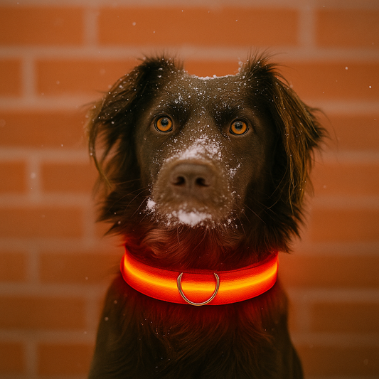 LED lysande hundhalsband - Gör det enkelt att hålla koll på din bästa vän